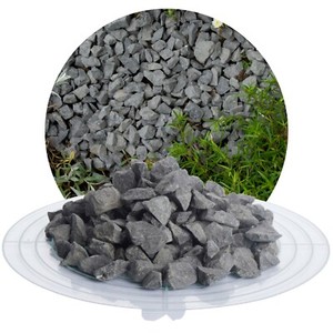 (0,45€/kg) 500kg Basaltsplitt Basalt Zierkies Ziersplitt Splitt