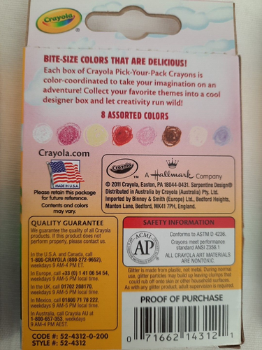 Crayola Metallic FX Crayons 16 ~ Cupcake My Day ~ Fire & Ice ~ Target Exclusives - Picture 10 of 21