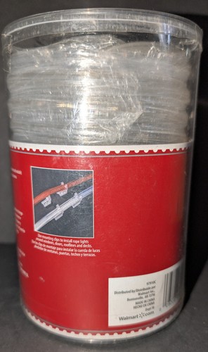 Holiday Time 18 ft Clear Crystallized Rope Lights Indoor/Outdoor! New in Box! - Picture 3 of 4