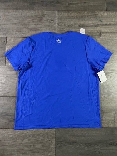 Nike CBF Brazil Soccer Team Royal Blue Short Sleeve T-Shirt Mens Size XXL New - Picture 4 of 9
