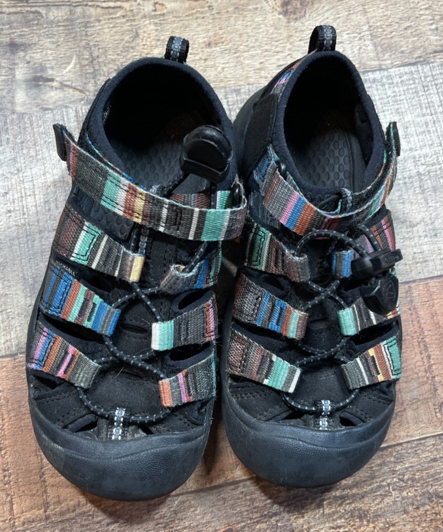 Sandali da trekking KEEN Newport H2 bambini giovani 13 multicolore neri performance