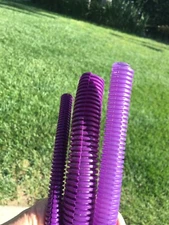 Split loom 3/4" x 6', 3/8" x 6', 1/2" x  6' Each Tubing Purple Wire & Hose Cover