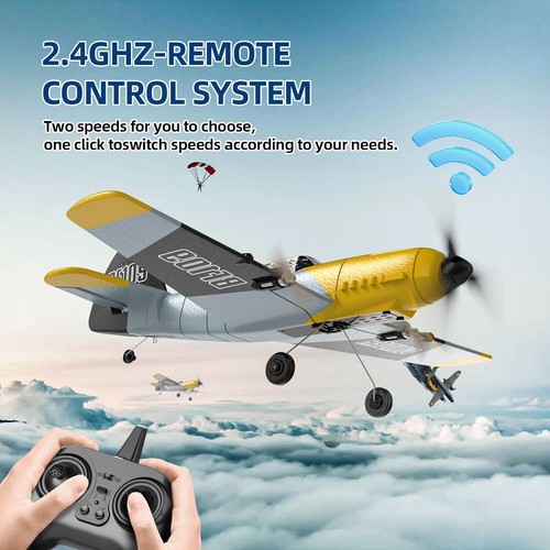 RC Flugzeug Messerschmitt Bf 109 – 2,4 GHz ferngesteuertes Flugzeug mit 6-Achsen - Bild 5 von 7