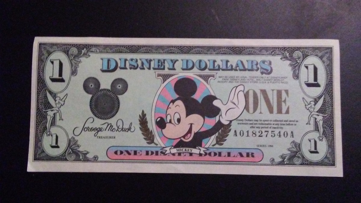 Disney - DISNEY  DOLLARS  50ドル  50周年 disney dollars 50 anniversary | eBay