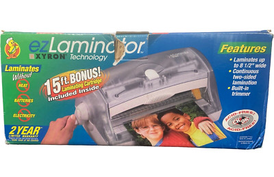 EZ Laminator Xyron Technology Cold Laminating Machine W/Box Instructions Works
