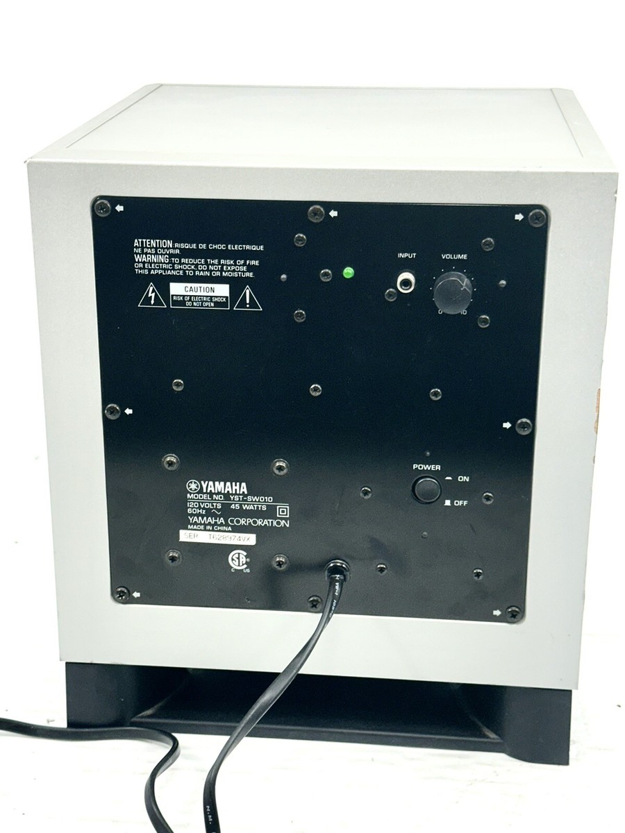 Yamaha YST-SW010 Powered Active Subwoofer Black *TESTED AND