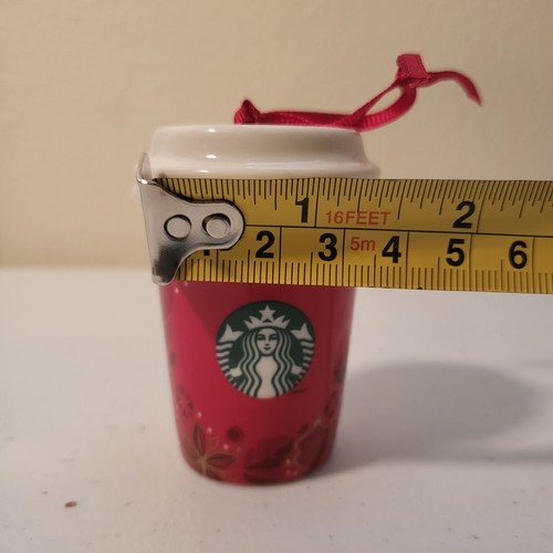 Starbucks Holiday 2013 Christmas Ornament Coffee Cup - Picture 9 of 9