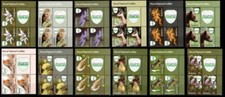2016 - NATIONAL PARK CEAHLAU SET BLOCK 3 WITH POSTAL LABELS - MICHEL 7111-7122