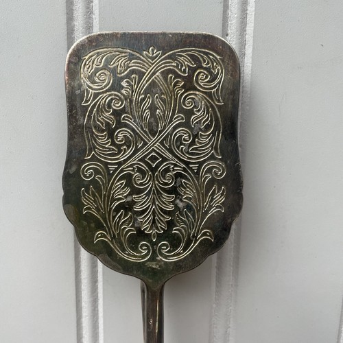 Vintage E.R. Zinc, Silver Plated, Scissor Style, Serving Tongs, Made in Italy - Picture 4 of 10