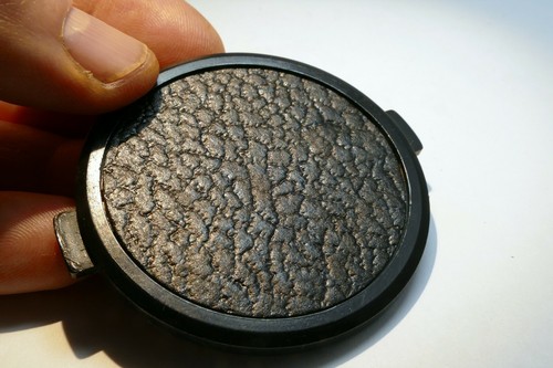 Tapa frontal de lente de plástico 55 mm vintage negra para f1,7 f1,8 - Imagen 4 de 5