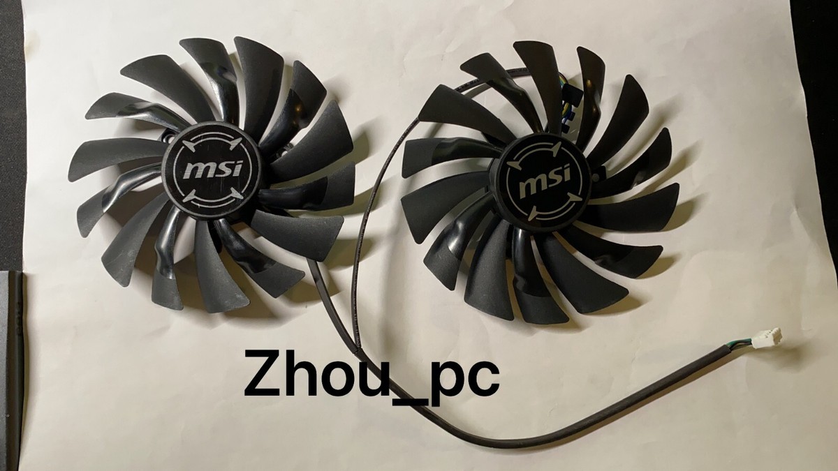 Replacement Cooler Cooling Fan Pair For MSI Armor gtx 1080ti 1080