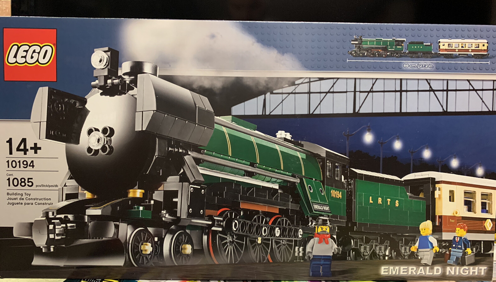 lego train emerald night 10194