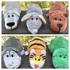 "Juego de 3 animales de peluche reversibles FlipaZoo de 5"" Gorgo, Axel, Emma y Theodore otros"