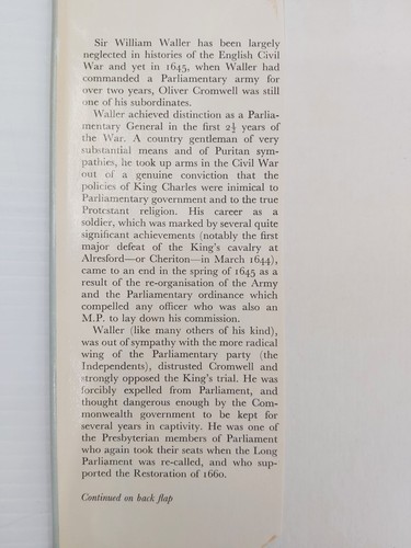 Roundhead General: Military Biography Sir William Walter by John Adair - Picture 13 of 13