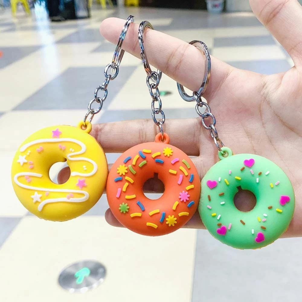 Squishy donut best sale keychain