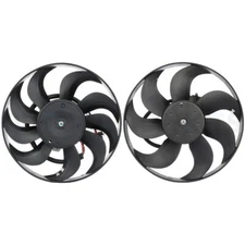 For 2000-2005 Volkswagen Beetle 1.9L 2 Pcs Radiator Cooling Fan Assemblys