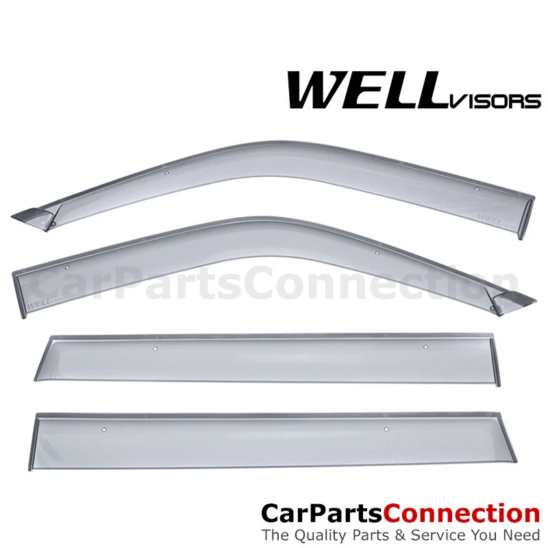 Viseras de ventana WellVisors 00-04 Mitsubishi Montero Sport deflectores laterales Foto 2 de 4