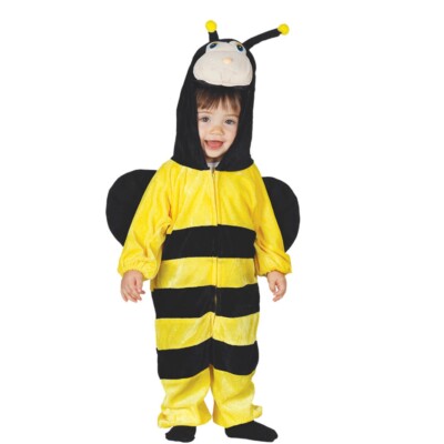 Bienen Kostüm Mara für Kinder Gr. 68/80 gelb Tier Fasching