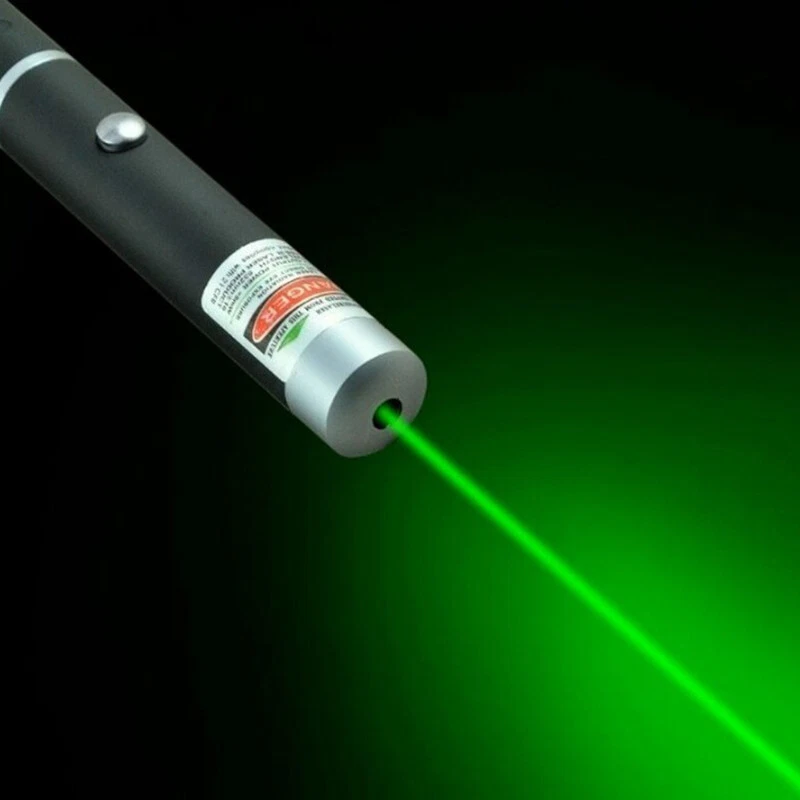 5MW High Powered Green Laser Pointer Pen Lazer 532nm Visible Beam Light Newxg