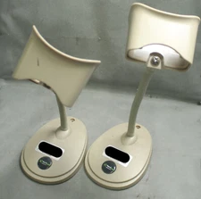 Lot of 2 HHP Handheld Products Barcode Scanner 9" Gooseneck Stand Weighted Base