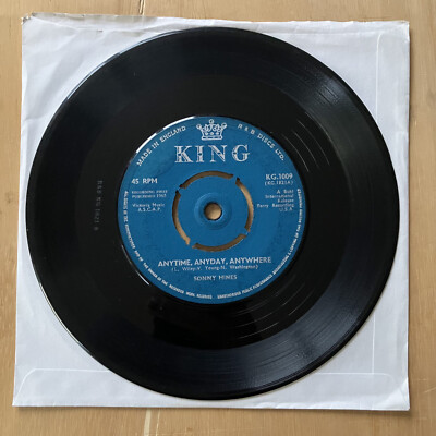 Sonny Hines - Anytime, Any Day, Anywhere/Nothing Like Your Love - KG. 1009 - 7''