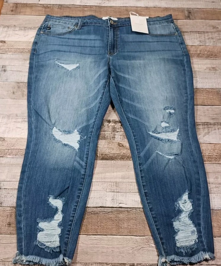 Kancan Estlio Distressed Jeans Size 3 XL Womens eBay