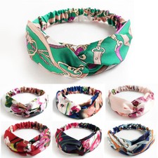 Parent-child Silk Satin Headband Silky Satin Knotted Hairbands Hair Accessories