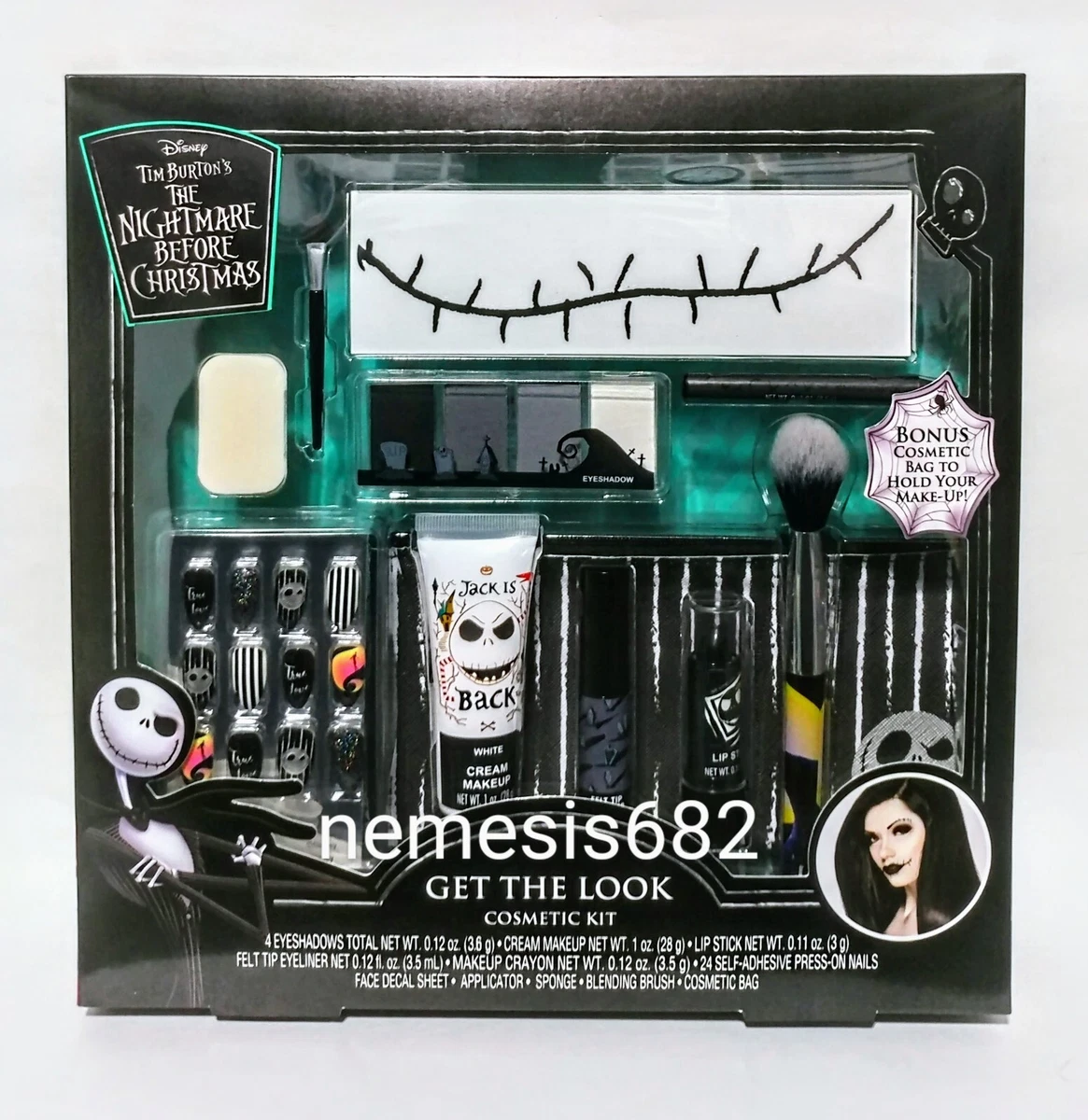 Jack Skellington Makeup Kit Saubhaya Makeup