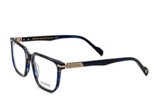Enox KURTIS occhiale da vista particolare blu grande esagonale uomo donna