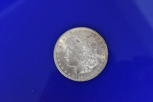 1900 O Silver Morgan Dollar BU Frosty White Mint State Lot A