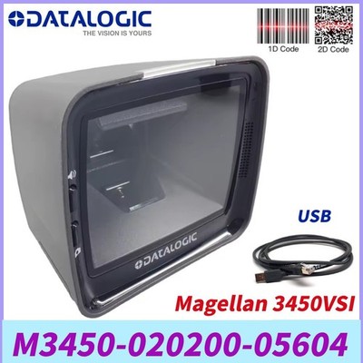 Datalogic Magellan 3450Vsi Desktop Laser 1D/2D Mobile Barcode Scanner USB Kabel
