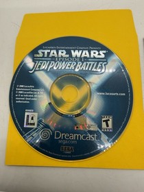 Star Wars Episode I Jedi Power Battles Sega Dreamcast 2000 Disc And Booklet