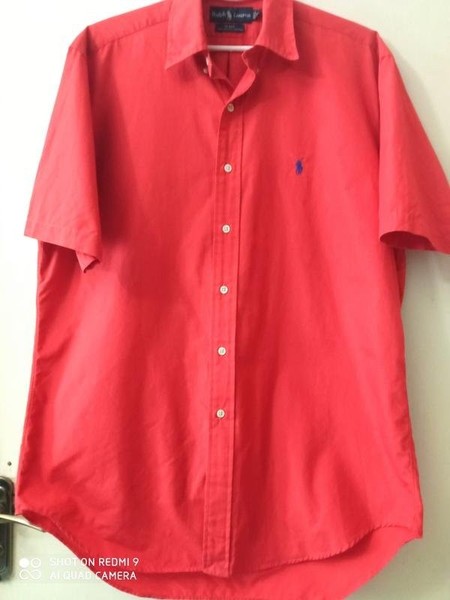 Men Polo Ralph Lauren Shirt Coral 38 / M / 46