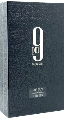 AFNAN 9PM NIGHT OUT EXTRAIT DE PARFUM SPRAY UNISEX 3.4 Oz / 100 ml