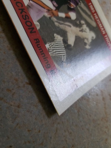 Bo Jackson Oakland Raiders Heisman Trophy Auburn University White Strip - Picture 2 of 3