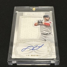 2020 Topps Definitive Collection Autograph Relic Collection J.D. Martinez /30