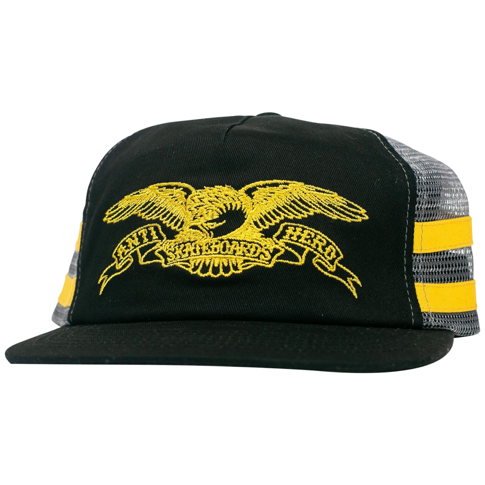 Brand New Anti-Hero Basic Eagle Hat Black Charcoal Yellow 5690₽