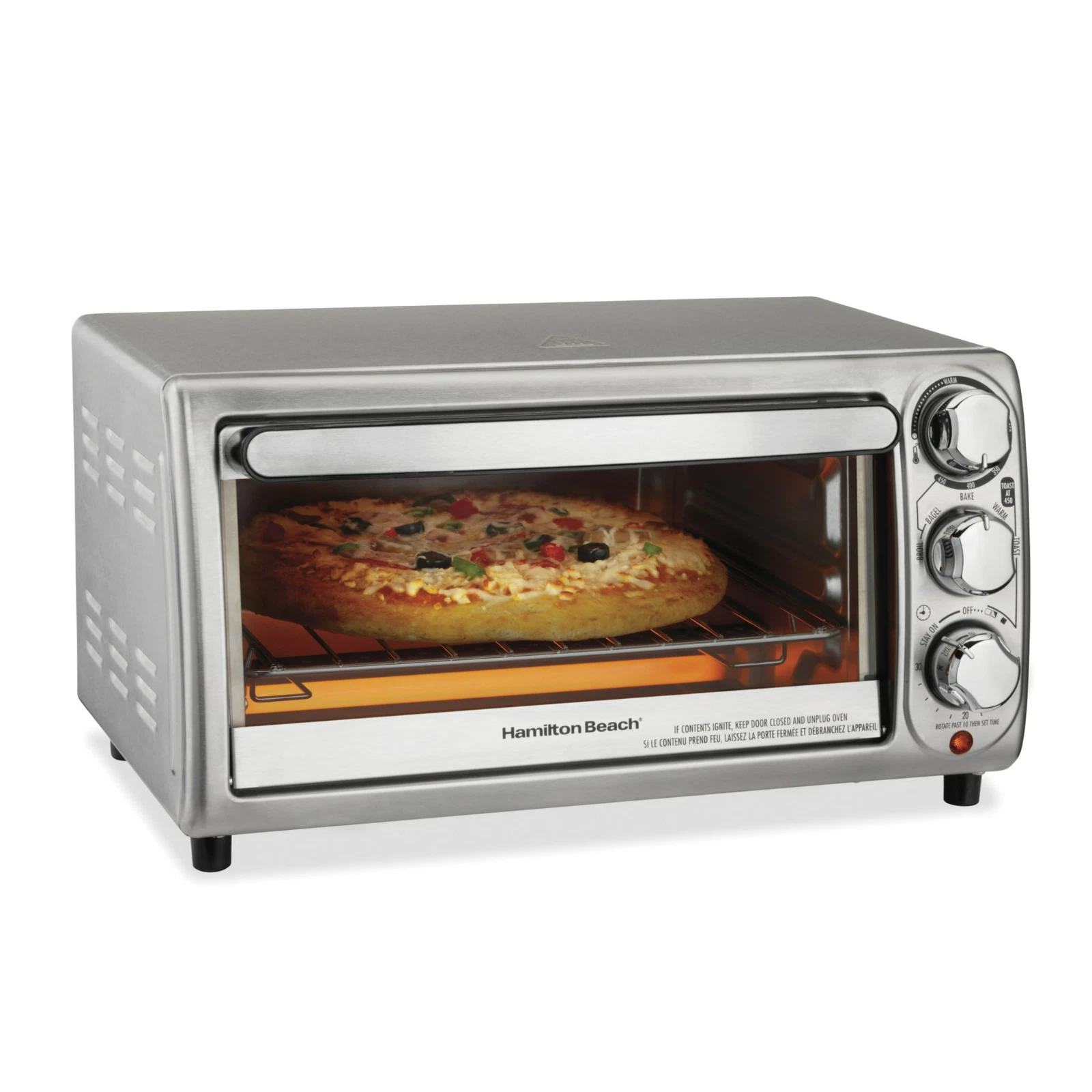 Hamilton Beach 4-Slice Countertop Toaster Oven with 5 Versatile Cooking Modes
Opens in a new window
