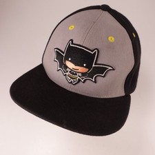 Lids Batman Boys Hat Black Gray Adjustable Polyester