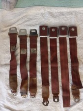 1968 Ford Mercury Deluxe Seat Belts Red Maroon With Bolts Torino Fairlane 1968 Ford Mercury Deluxe Seat Belts Red Maroon With Bolts Torino Fairlane
