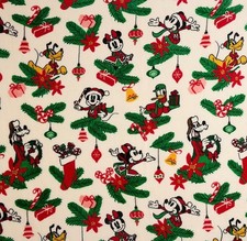 Mickey  Friends Holiday Graphics Soft Throw Blanket 5' x 6ft - The Big One -New