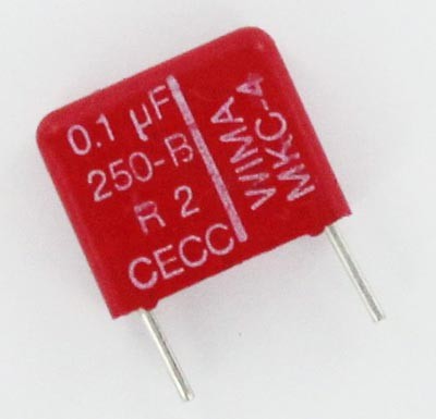 MKC4-0.1/250/10 WIMA POLYCARBONATE FILM BOX CAPACITORS