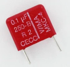 MKC4-0.1/250/10 WIMA POLYCARBONATE FILM BOX CAPACITORS