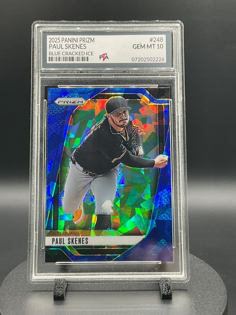 2025 Panini Prizm - Paul Skenes, Paul Skenes #248 Blue Ice Prizm