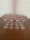 STUNNING SET(12) VTG WATERFORD Crystal COLLEEN Hock Wine Glasses 7.5"H SIGNED