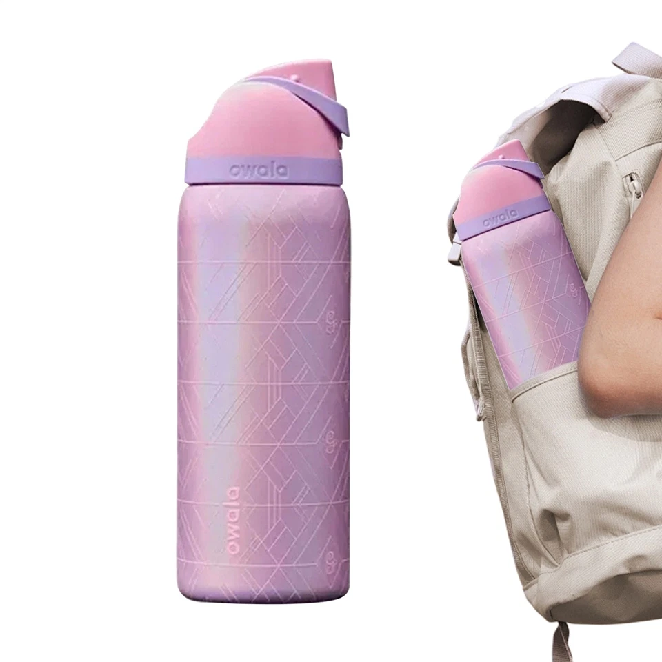 Owala Wicked For Good 32oz Stainless Freesip Water Bottle Glinda Limited Edition - Imagen 4 de 4