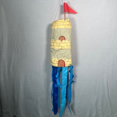 In the Breeze 3D Sand Castle Wind Spinner Color Our World Flag Embroidered