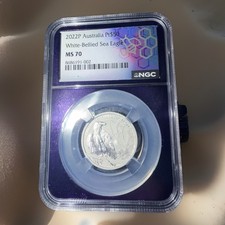 2022P Australia Pt$50 White-Bellied Sea Eagle MS 70 - 1/2 Ounce .9995 Platinum 3190.00 per troy oz