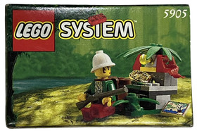 LEGO 5905 Adventurers Jungle Hidden Treasure NEW Vintage 1999 28 Pieces Nice Box