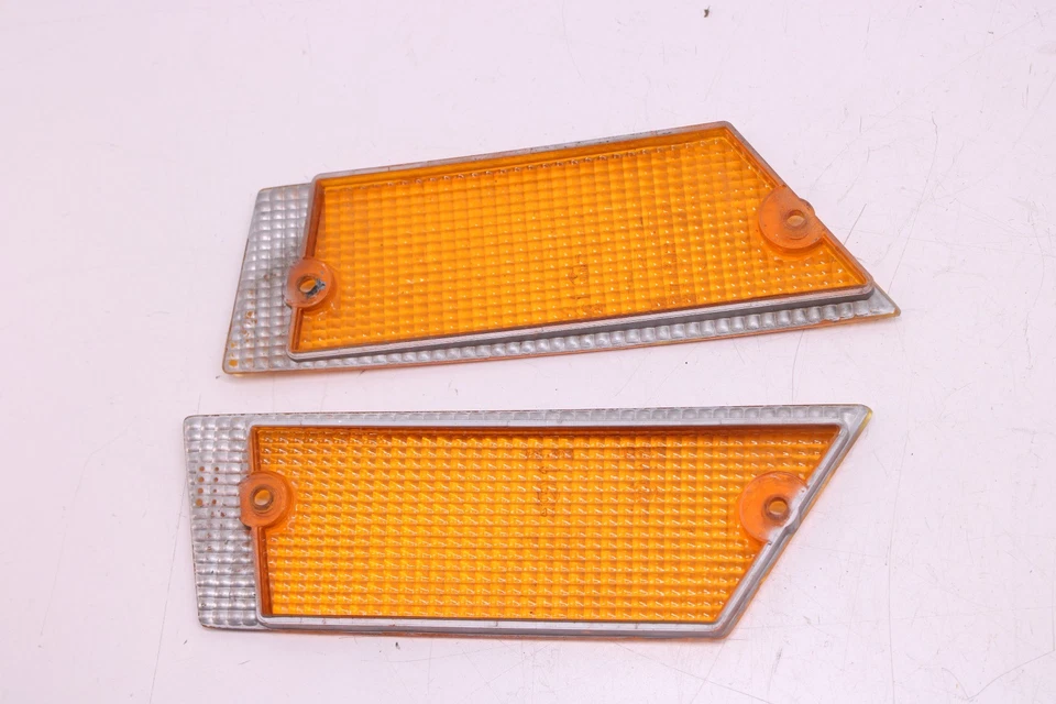 Honda Goldwing 1200 GL1200I 1987 interestatal interestatal interestatal conjunto de lentes de señal de giro frontal Foto 3 de 3